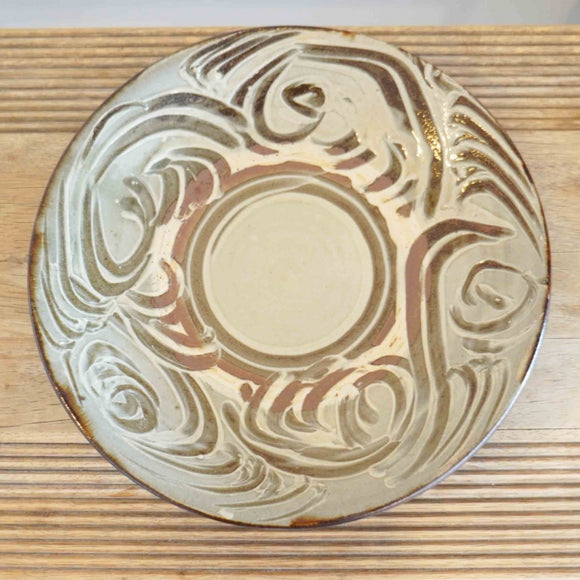 Yachimun陶器Tamaki 1英寸盤子