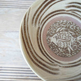 Yachimun Pottery Studio Insect Sound Shaku Plate (Fish)