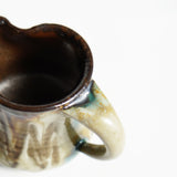Yachimun陶器Tamaki 5英寸盤子（邊緣線雕刻）