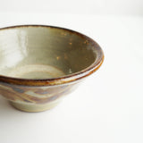 やちむん　saora pottery　 3.5寸マカイ(唐草　飴)