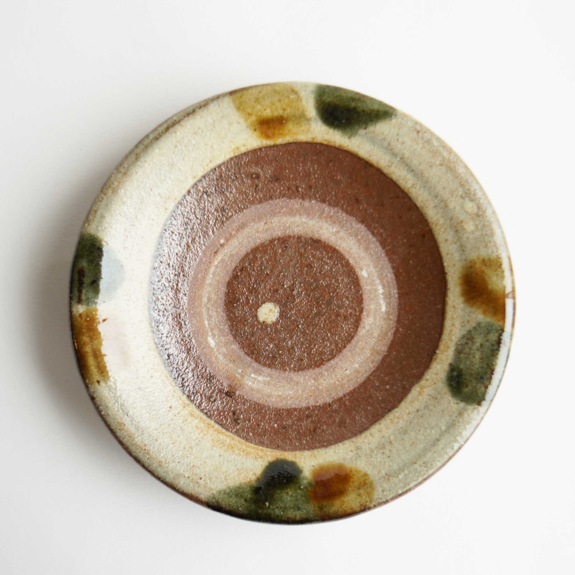 やちむん saora pottery 4寸皿(点打ち) – Rico・リコ出張所