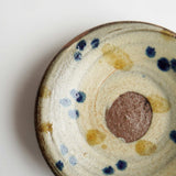 やちむん　saora pottery　 4寸皿(刷毛目)