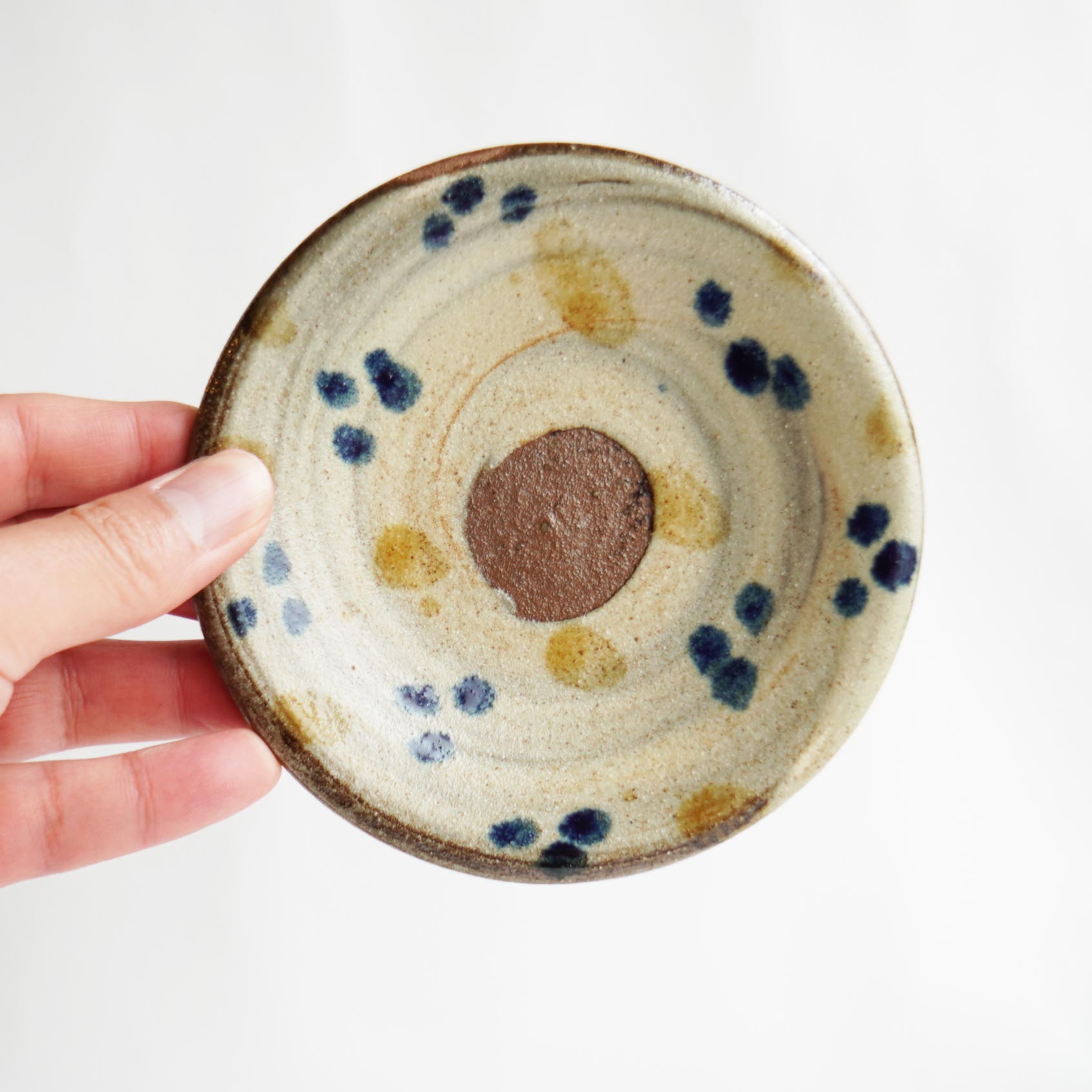 やちむん saora pottery 4寸皿(刷毛目) – Rico・リコ出張所