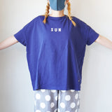 快晴堂(かいせいどう)  Girl's海上がりBIG-Tシャツ (11C-49G) SUN