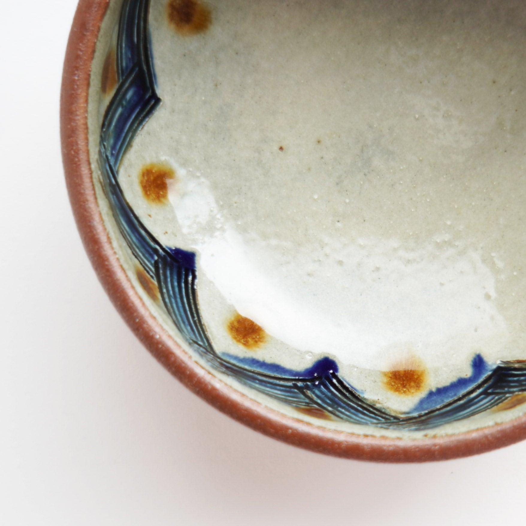 ヒネモスノタリ 4寸丸鉢（幾何学紋）やちむん – Rico・リコ出張所