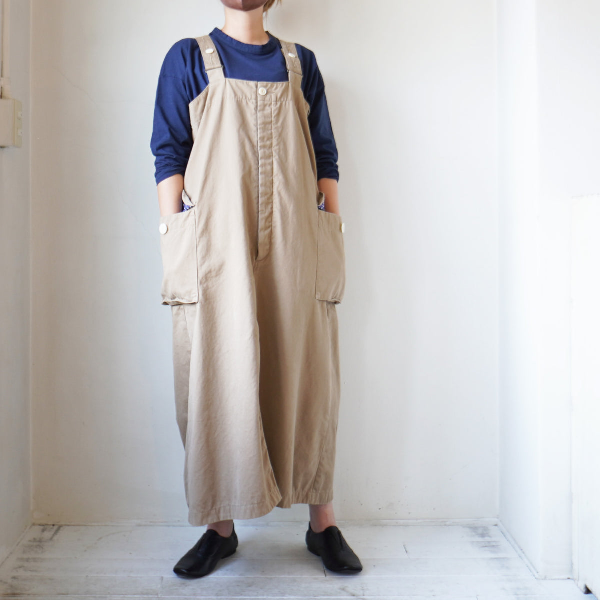 快晴堂(かいせいどう) オータムツイルサロペット 13sk-21 – Rico