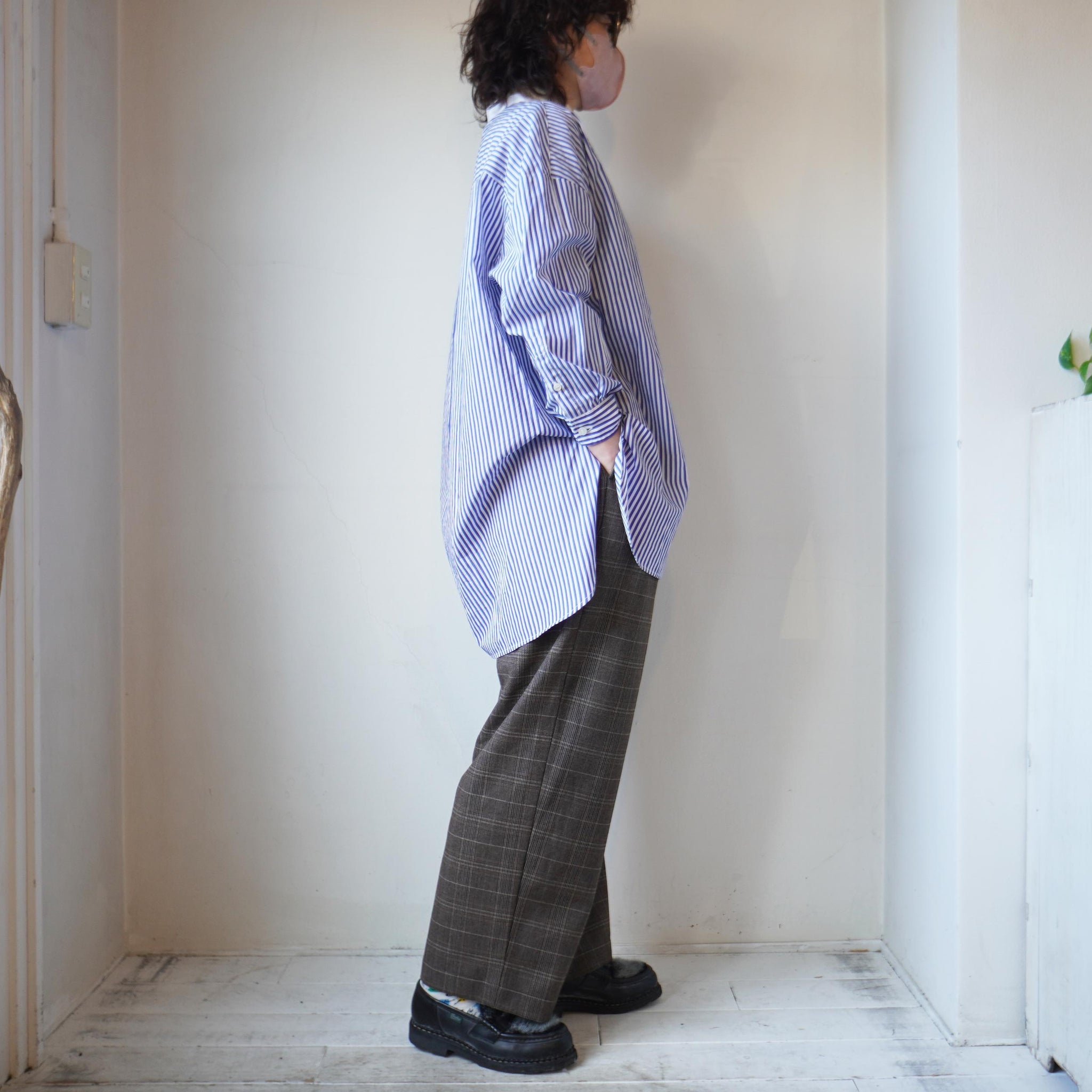 TRAVAIL MANUEL(トラバイユマニュアル) グレンチェック起毛