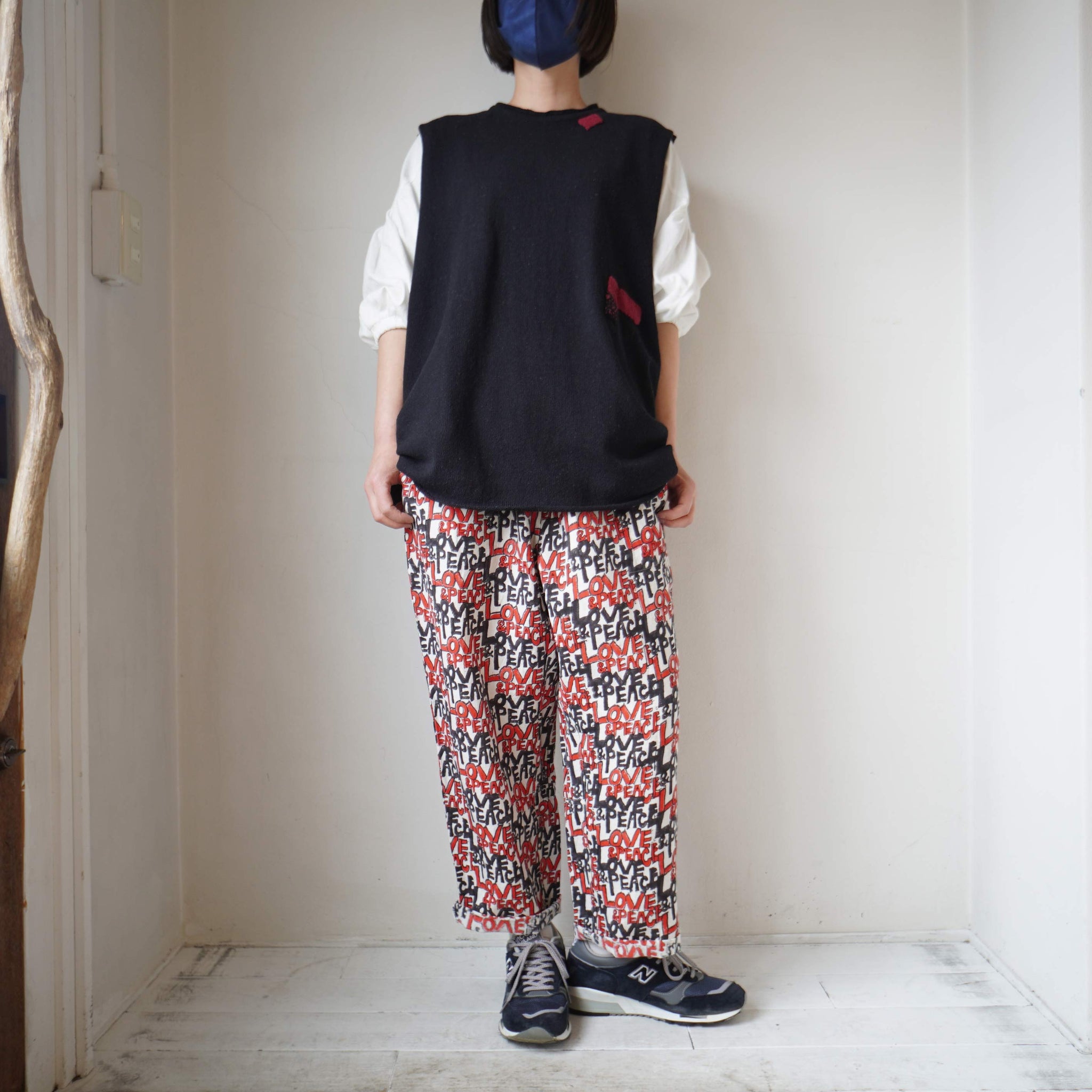 TIGRE BROCANTE(ティグルブロカンテ) LOVE&PEACEタゴサクパンツ TIGRE BROCANTE(ティグルブロカンテ) LOVE&PEACEタゴサクパンツ
