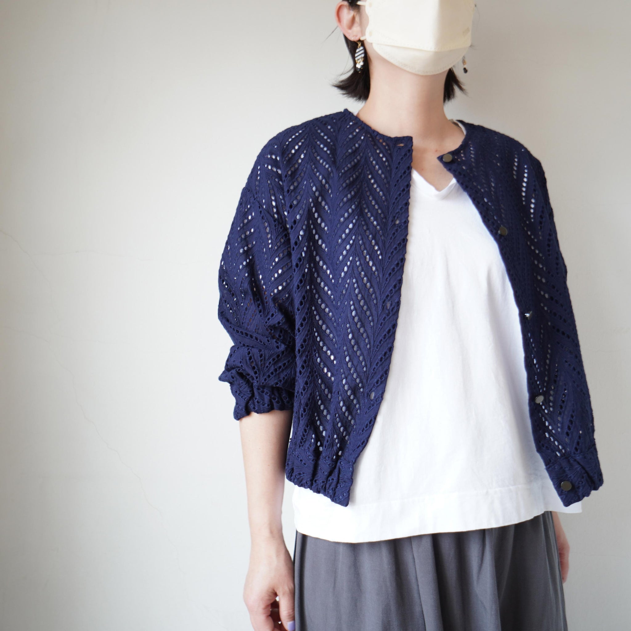 KELEN(ケレン) CUT WORK LACE JACKET 『EJYA』(LKL22SJK1) – Rico 
