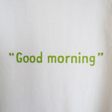 快晴堂(かいせいどう)  海上がりTシャツ　Wide-Tシャツ (22c-108)　『good morning』