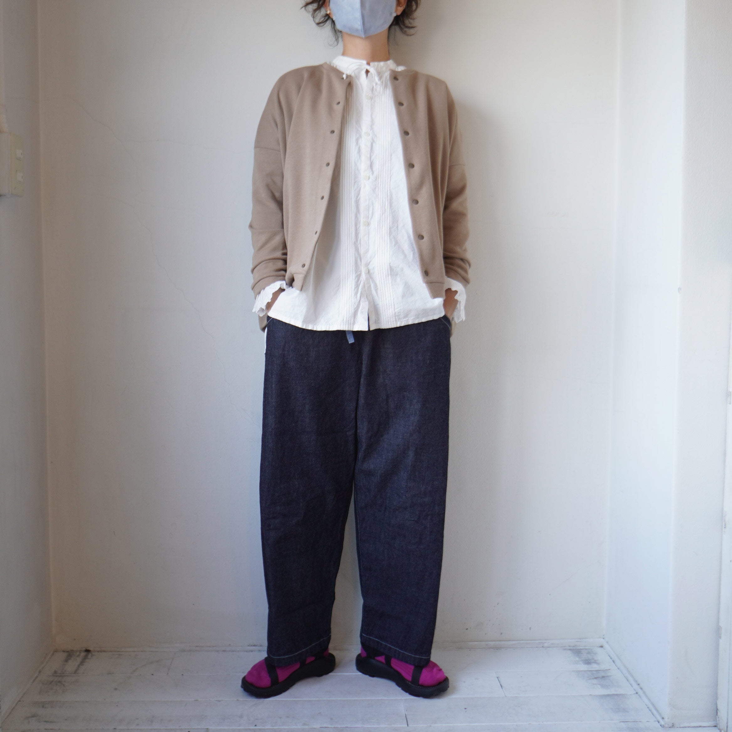 ウールパンツ　話題の快晴堂 快晴堂 レディース パンツ タータンフォーエバー ふわふわタック