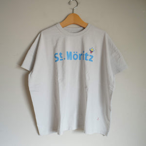 快晴堂(かいせいどう)　 20周年記念リバイバル・ロゴT 半袖Wide-Tシャツ(31c-113)　エーデルワイス