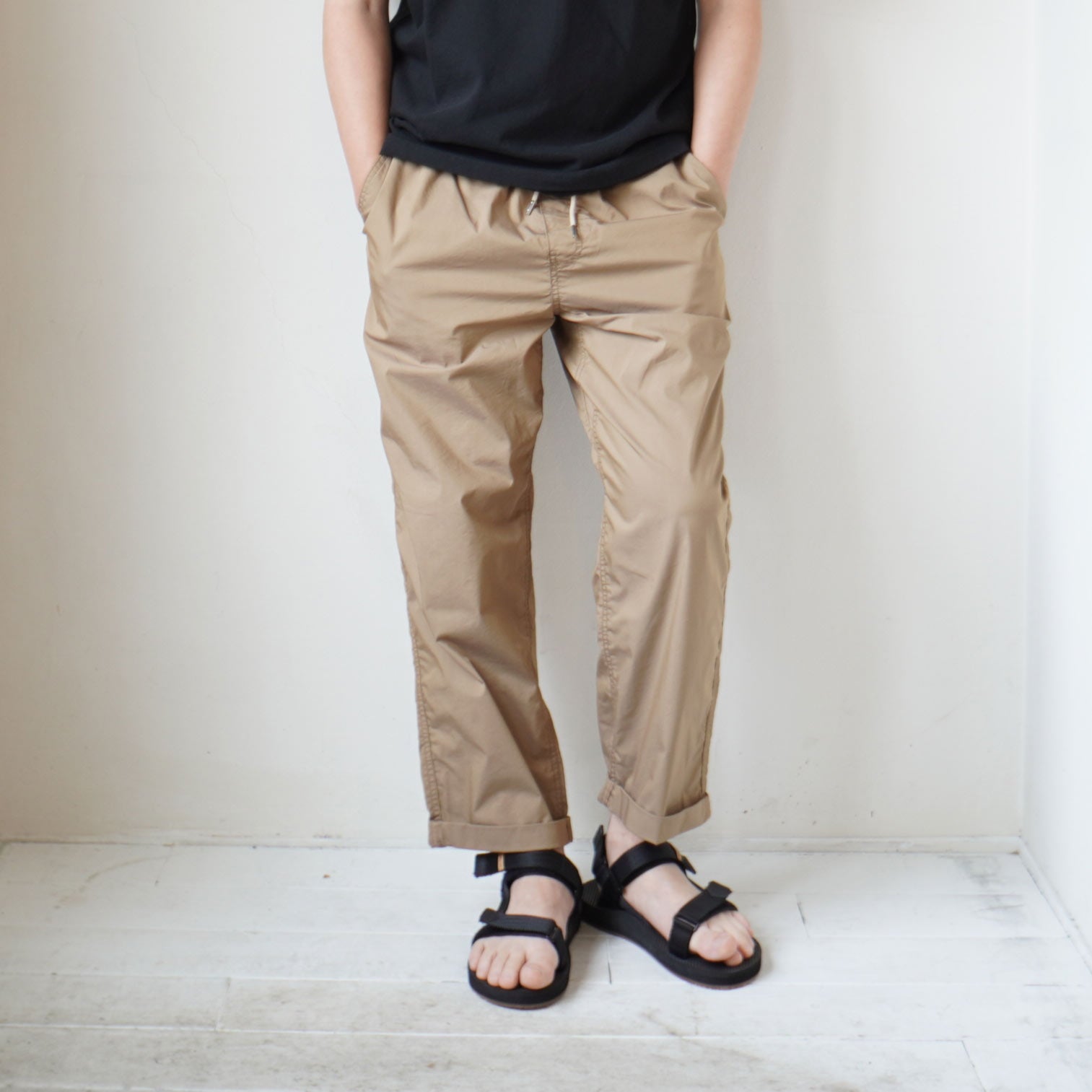 期間限定お値下げ　STUDIO ORIBE RP１３-41RIB PANTS STUDIO ORIBE スタジオオリベ | RIB PANTS (Renewal) Col : BEG